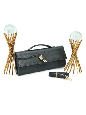 BOTTEGA VENETTA ANDİAMO CLUTCH BAG AQUALTİY BLACK