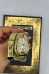 Bvlgari Gold Taşlı Yılan Saat  S403