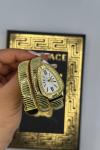 Bvlgari Gold Taşlı Yılan Saat  S403