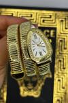 Bvlgari Gold Taşlı Yılan Saat  S403