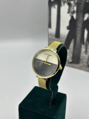 Calvin Klein Gold Siyah Kadran Kadın Kol Saat S763