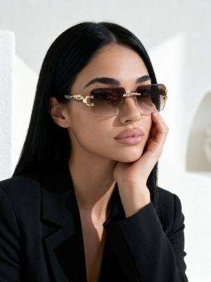 Cartier Kahverengi İthal Kadın Gözlük G4067-VLL