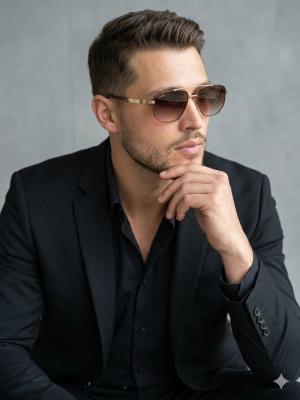 Cartier Kahverengi İthal Erkek Gözlük G4098-ILY