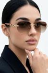 Cartier Kahverengi İthal Unisex Gözlük G4376-VLL
