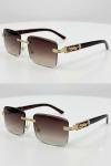 Cartier Kahverengi İthal Unisex Gözlük G4633-VLL