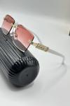 Cartier Pembe İthal Unisex Güneş Gözlük G3801-VLL