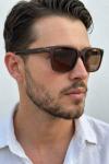 Cartier Polarized Kahverengi İthal Erkek Gözlük G4647-ILY