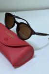 Cartier Santos de Cartier Kahverengi İthal Erkek Gözlük G4542-ILY