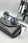 Celine Gold - Siyah Metal Kasa Unisex Güneş Gözlüğü | G1985-VLL