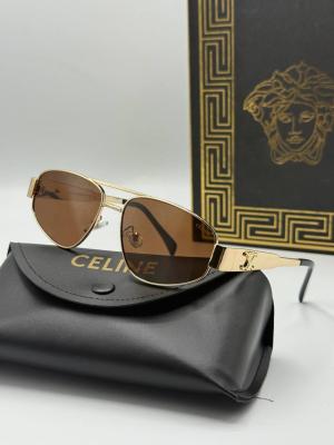 Celine Metal Kasa Kahverengi İthal Unisex Güneş Gözlüğü G1942