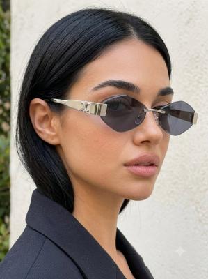 Celine Oval Rimless Gümüş İthal Kadın Gözlük G4465-VLL