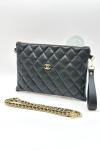 Chanel Beauté VIP Gift Kapitone Siyah Portföy ve Omuz Çantası VLT-446