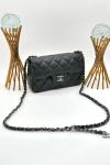 Chanel Pre-Owned Classic Flap Siyah Kapitone Deri Kadın Omuz Çantası VLT-453