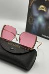 Chanel Taşlı Pembe Kadın Güneş Gözlüğü | G1904