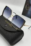 Chanel Taşlı Gold Çerçeve Siyah Kadın Güneş Gözlüğü | G1905