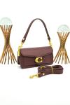 Coach Pillow Tabby Mini Size Bordo Kadın Çanta VLT357