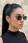Fendi First Crystal Oval FE4075US Siyah Kadın Gözlük G4655-ILY