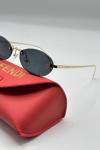 Fendi First Crystal Oval FE4075US Siyah Kadın Gözlük G4655-ILY