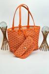 Goyard Saint Louis Claire Voie PM Turuncu Omuz Çantası VLT-407