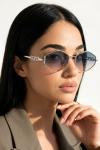 Gucci Crsytal Blue Rose Gradient İthal Kadın Gözlük G4454-VLL