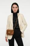 Gucci GG Taba Marmont Matelasse Mini Omuz Çantası VLT-481