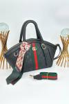 Gucci Ophidia Siyah GG Monogram Kadın El ve Omuz Çantası VLT-425