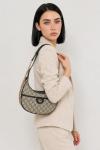 Gucci Ophidia Small GG Kahverengi Supreme Yarım Ay Kadın Omuz Çantası VLT-468