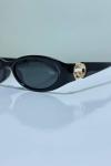 Gucci Oval Frame Siyah İthal Kadın Gözlük G4449-VLL