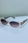 Gucci Oval Frame Crystal Nude İthal Kadın Gözlük G4450-VLL
