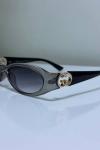 Gucci Oval Frame Füme İthal Kadın Gözlük G4451-VLL