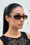 Gucci Oval Frame Leopar İthal Kadın Gözlük G4605-VLL