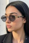 Gucci Small Round Gold İthal Kadın Gözlük G4466-VLL
