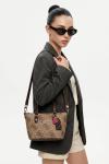 Guess Leona Logo Mini Kahverengi Kadın Çanta VLT-406
