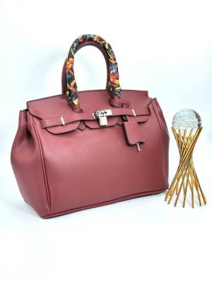 HERMES BİRKİN HANDBAG BIG SIZE BORDO KADIN ÇANTA VLT389