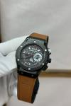 Hublot Kahvrengi Deri Kordon Krono Erkek Saat | S701-VLL