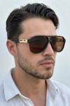 Lacoste Polarized Pilot Model Kahverengi İthal Erkek Gözlük G4676-ILY