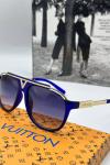 Louis Vuitton Lacivert  İthal Erkek Güneş Gözlüğü  G1833-VLL