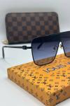 Louis Vuitton Siyah İthal Erkek Güneş Gözlük G3363-VLLZ