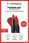 Mac Powder Kiss Hazy Matte Lipstick Nemlendirici Etkili Buğulu Mat Ruj - Devoted To Chili
