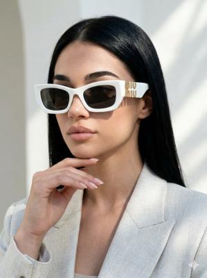 Miu Miu  Logo sunglasses Krem İthal Kadın Gözlük G4426-VLL