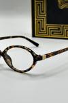 Miu Miu Leopar Şeffaf Cam ithal Kadın Gözlük G4515ILY