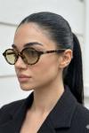 Miu Miu Leopar Kahve Cam ithal Kadın Gözlük G4518-ILY