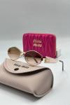 Miu Miu Pembe İthal Kadın Gözlük G4507-VLL