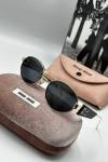 Miu Miu Siyah  Unisex İthal Güneş Gözlüğü  G1818-ILY