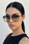 Miu Miu Square Renkli Cam İthal Kadın Gözlük G4658-ILY