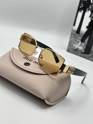 Miu Miu Yeni Sezon Sarı Unisex Güneş Gözlüğü G1995-VLL
