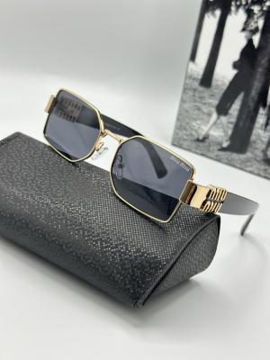 Miu Miu Yeni Sezon Gold Unisex Güneş Gözlüğü G1997-VLL