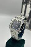 Patek Philippe Gümüş Mavi Kadran Erkek Kol Saat S807-VLL