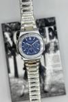 Patek Philippe Gümüş Mavi Kadran Erkek S814-VLL
