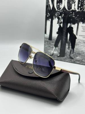 Prada Ahşap Saplı Erkek Güneş Gözlüğü G1881-VLL